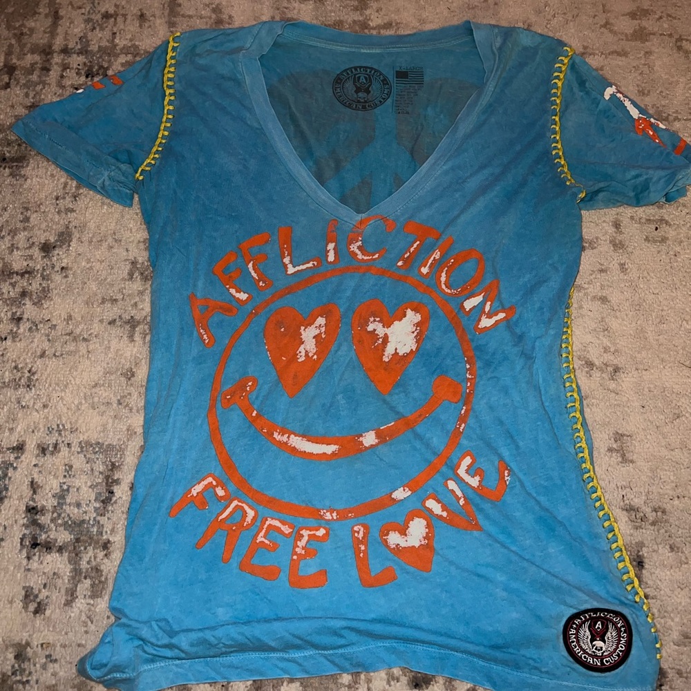 Women’s affliction shirt